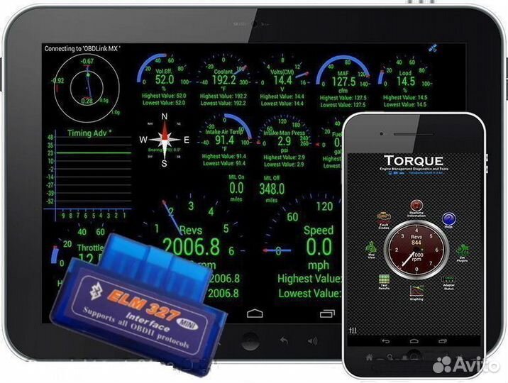 Автосканер адаптер ELM 327 elm327 елм 327 Иркутск