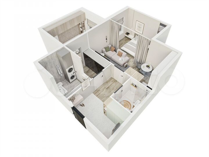 2-к. квартира, 55,8 м², 3/14 эт.