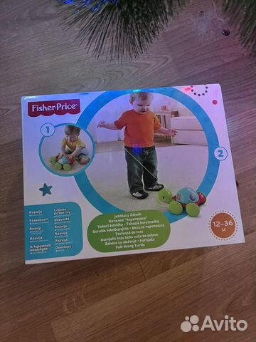 Игрушка каталка черепаха