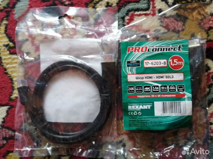 Кабели hdmi rexant v1.4a