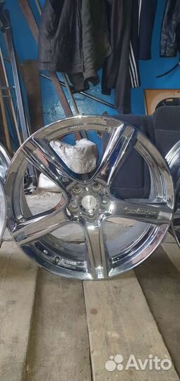 Диски литые r18 5x100 хром