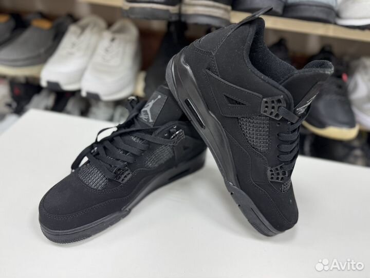 Кроссовки Nike Air Jordan 4 Retro Black cat 43,44р