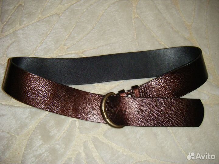Ремень кожаный набедренный стильный женский