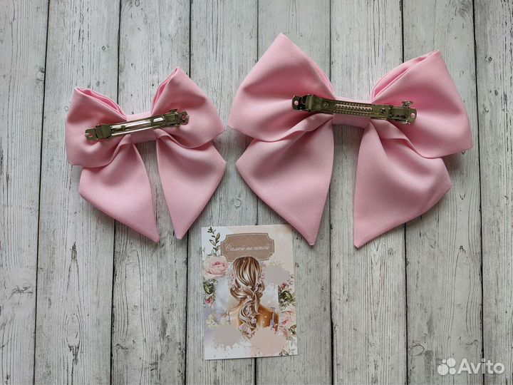 Банты заколки для волос Family look мама дочка