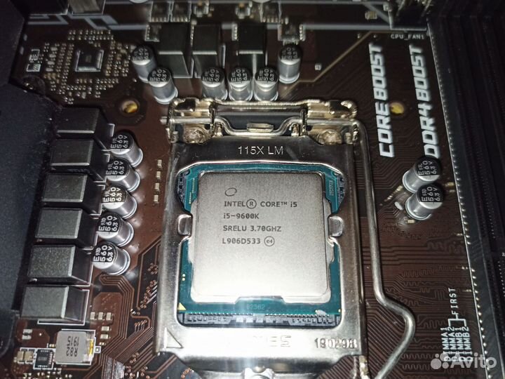 I5 9600K + MSI Z390-A PRO