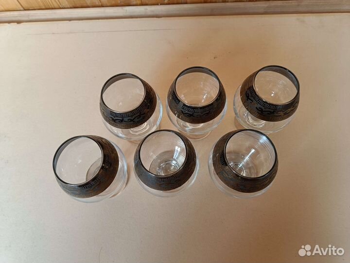 Набор бокалов для бренди или вина Гусь Хрустальный