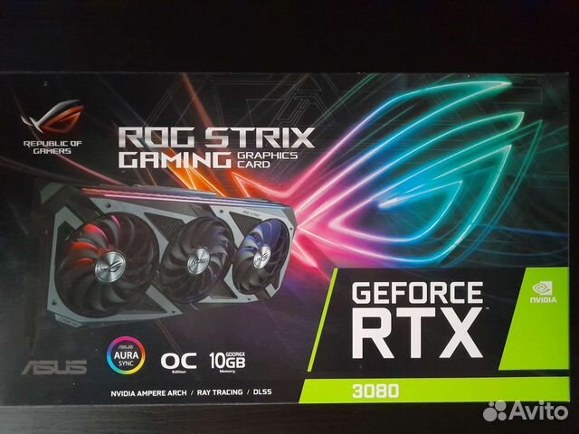 RTX 3080 asus ROG Strix OC (не LHR) купить в Санкт-Петербурге ...