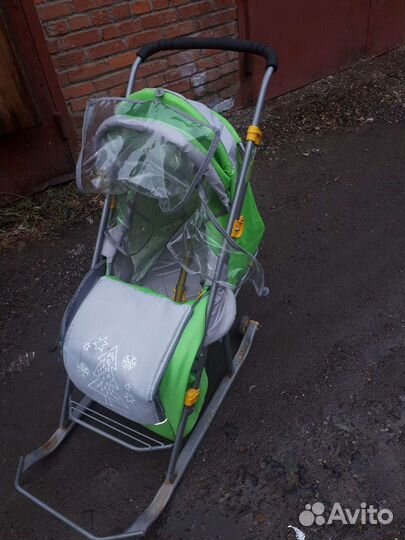 Детские санки коляска
