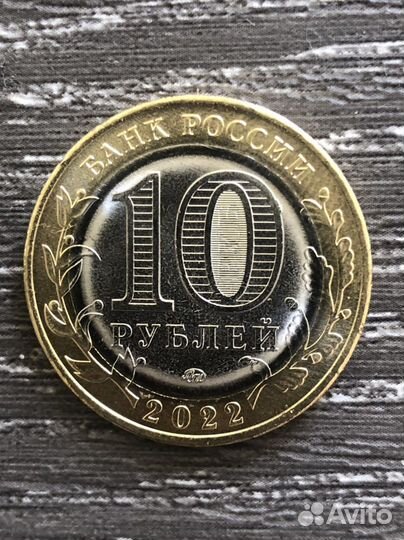10 рублей 2022 года дгр Рыльск