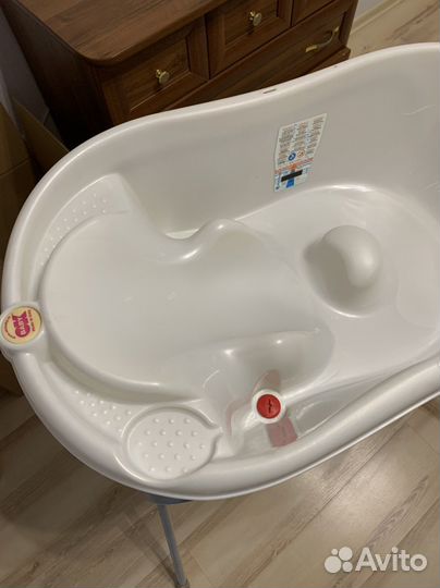 Ванночка детская для купания с подставкой