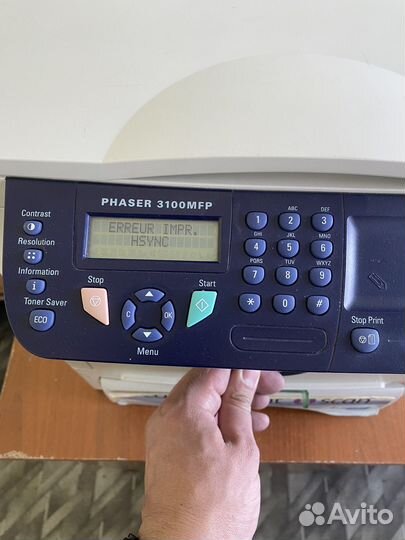 Мфу лазерный Xerox Phaser 3100MFP + новый картридж
