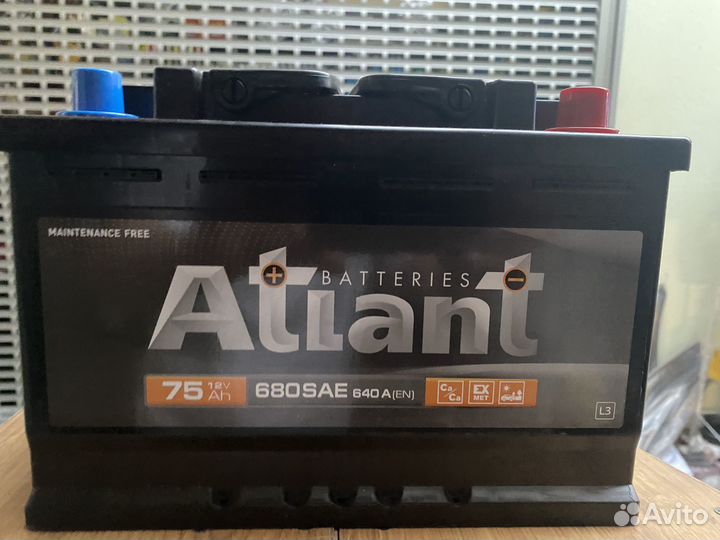 Акб 75a/h” atlant