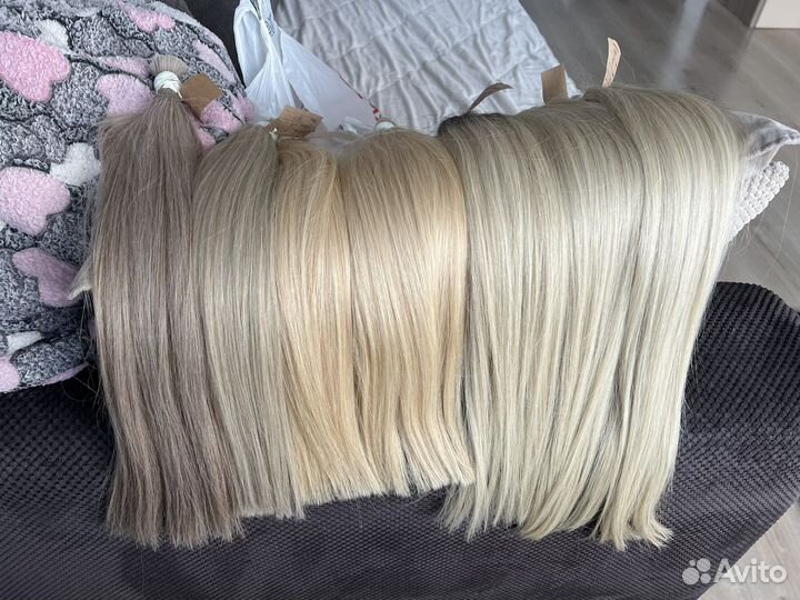 Волосы для наращивания премиум от 40 до 80 см