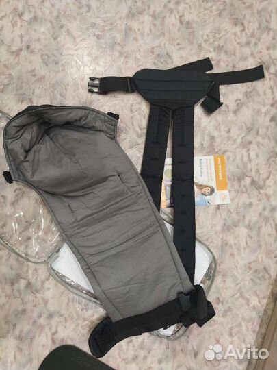 Рюкзак-кенгуру Чудо-Чадо BabyActive Simple черный