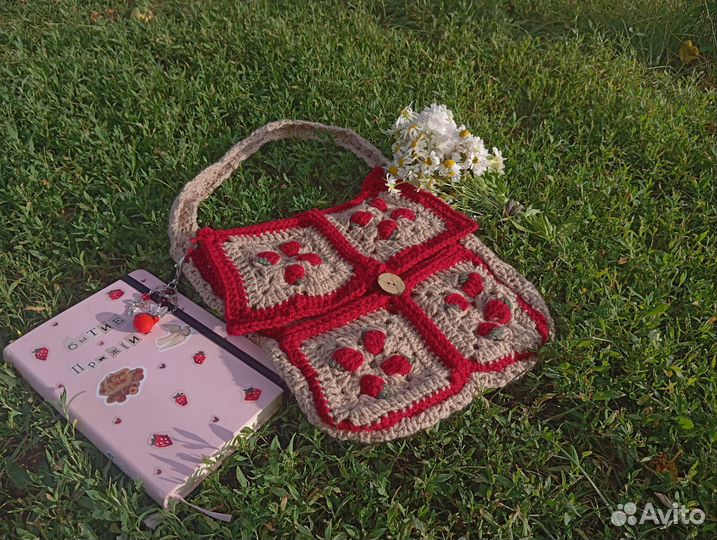 Вязаная сумка пинтерест