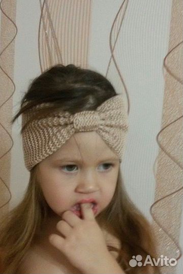 Повязка ободок на голову для девочки