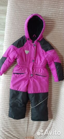 Зимний комбинезон для девочки 92