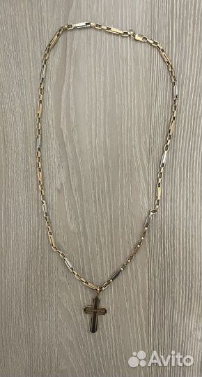 Цепочка золотая мужская 585 бу