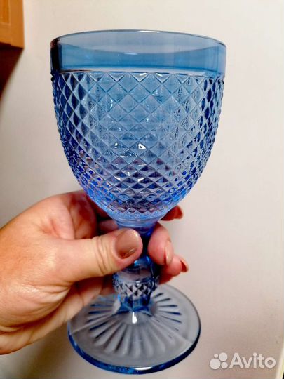 Бокалы из цветного стекла 4 шт