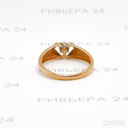 Золотое кольцо с бриллиантами 585 проба вес 2,26