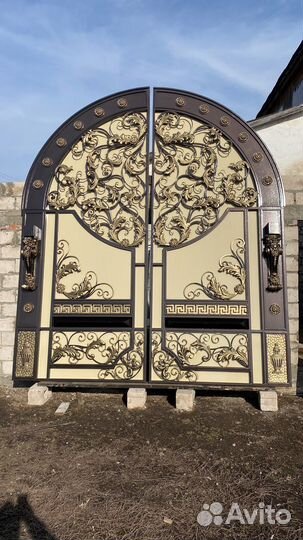 Ворота кованые 04.02