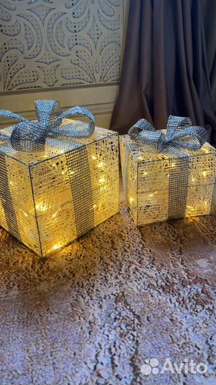 Ночник новогоднее украшение 2 шт