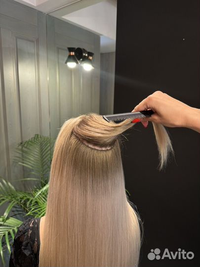 Наращивание волос на микрокольца