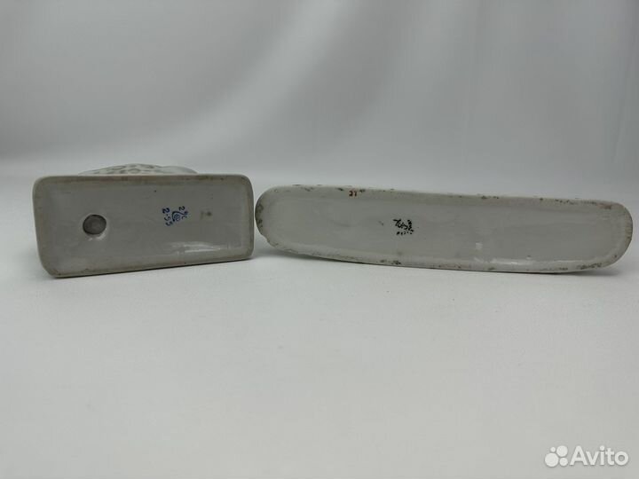 Фарфоровые статуэтки Лань с детёнышем, Олени