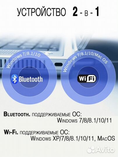 Bluetooth / Wi-Fi приемник-передатчик