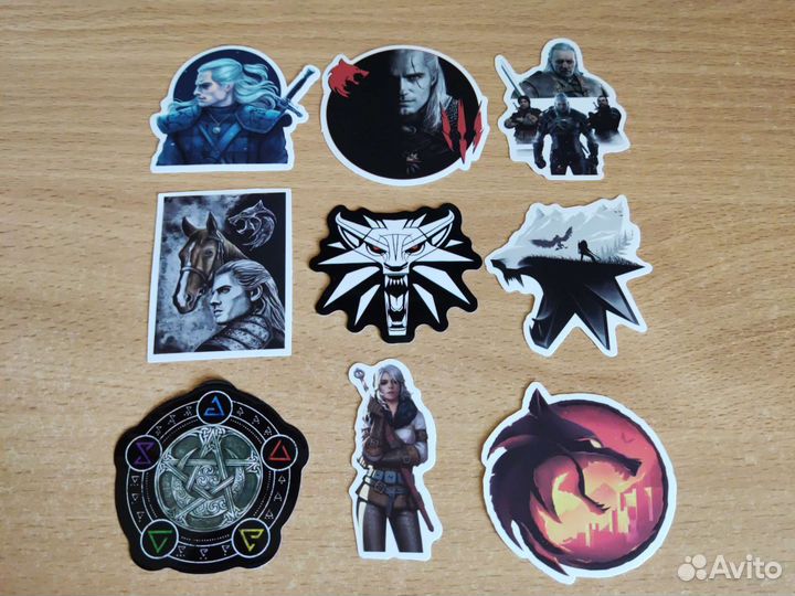 Наклейки Ведьмак