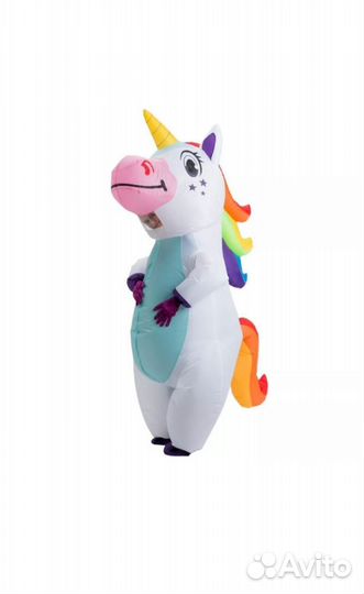 Надувной костюм единорога аренда