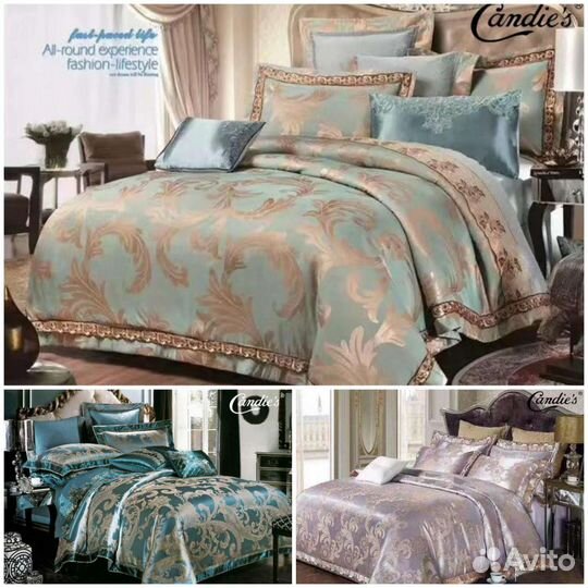 Кпб Candie’s Сатин-Жаккард в коробке евро