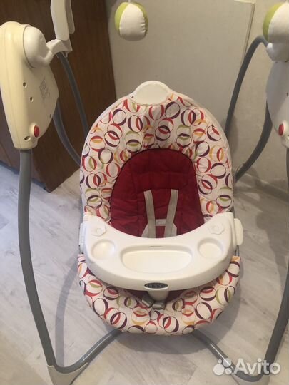 Детские электронные качели graco