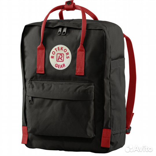 Рюкзак Rotekors Gear черный с бордовыми ручками