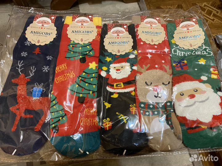 Новогодние носки