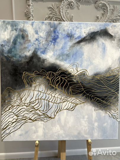 Картина интерьерная стильная большая 100 см