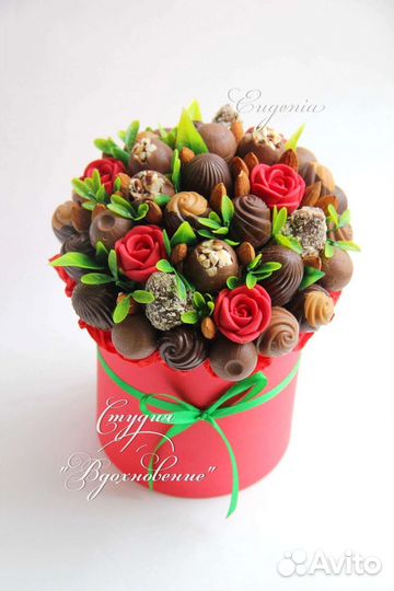 Съедобные букеты из конфет