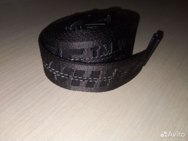 Ремень OFF White черный оригинал