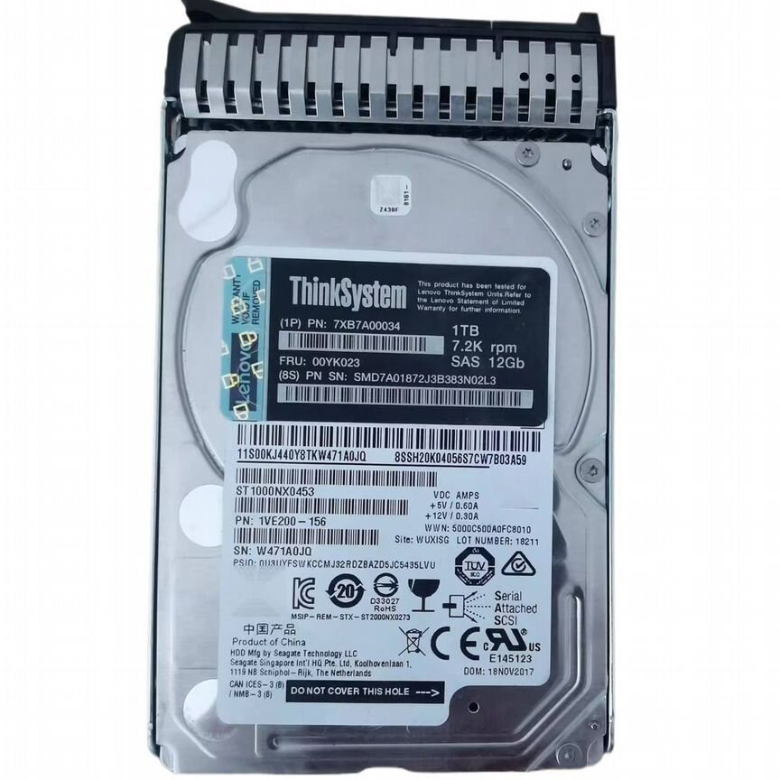 [7XB7A00034] Жесткий Диск Lenovo 1tb Sas 2,5" Hdd 7xb7a00034