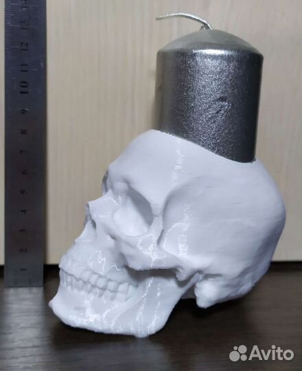 Череп (подсвечник, пепельница, пенал)