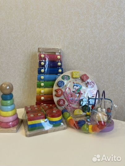 Развивающие деревянные игрушки