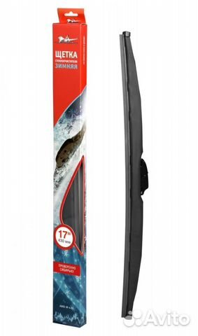 Щетка стеклоочистителя зимняя 430мм 4 адаптера