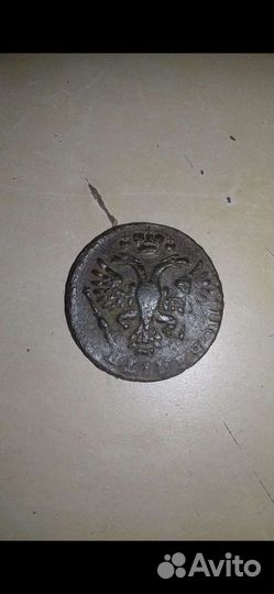 Деньга 1730 г