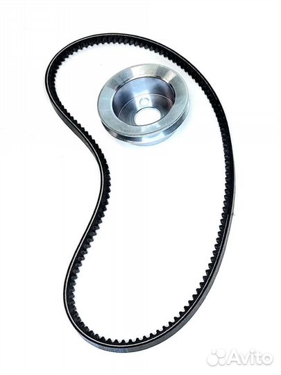 Шкив помпы ваз 2121 21213 21214 Нива 90мм с ремнем