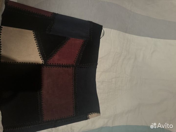 Юбка замшевая zara