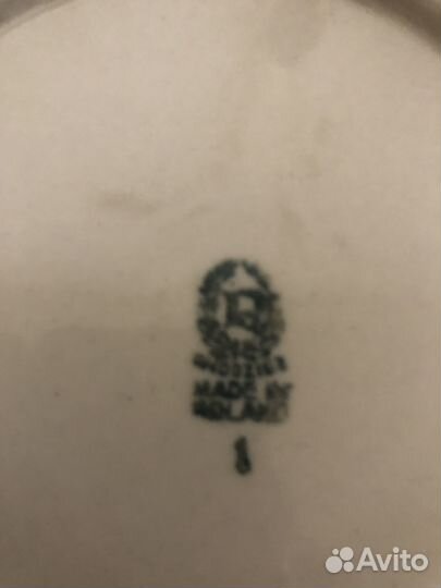 Чашка с блюдцем времен СССР сделана в польше