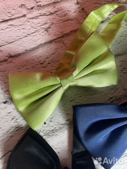 Галстук-бабочка новый 3 штуки