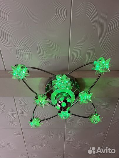 LED Люстра на пульте управления