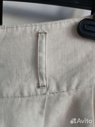 Шикарные шорты - кюлоты лён с шёлком