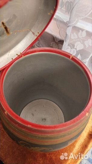 Бочонок деревянный хохлома